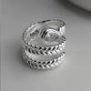Xiaomi 925 Sterling Silver Rings for Women Couple Minimalist Handmade Simple Wheat Snake Zircon Ring Fine Jewelry Gift Prevent Allergy