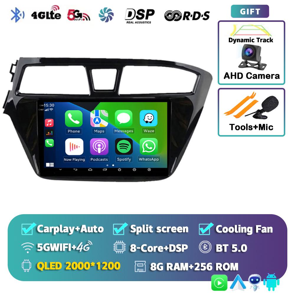 Android 14 Carplay Auto Car Radio For Hyundai I20 LHD 2015 2016 2017 2018 Navigation GPS Multimedia Video Player 2Din DVD Stereo