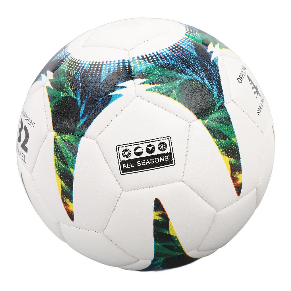 Size 4 Soccer Ball Professional Waterproof Explosion Proof Official Match Football with Gas Pin and Net Bag for Adults and Junior Kids