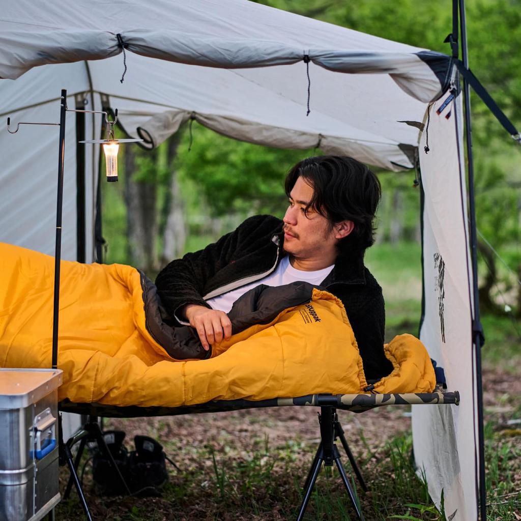 Snugpak Sleeping Bag Sleeper Extreme Mummy Short Light Zip Yellow for Autumn and Winter Operating Temperature Japanese [Comfortable -7 degrees]