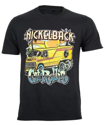 Nickelback T Shirt Get Rollin Black New Official