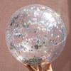 Transparent Glitter Sequin Inflatable Beach Ball - Cross-Border Advertising Balloon
