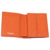 FUJITAKA [Excellent Condition] 677604 Chevre Full Leather Bifold Wallet Bifold Wallet with Coin Pocket OrangeUsed