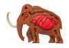MegaHouse Disassembly Puzzle Science Mammoth Reconstruction Puzzle