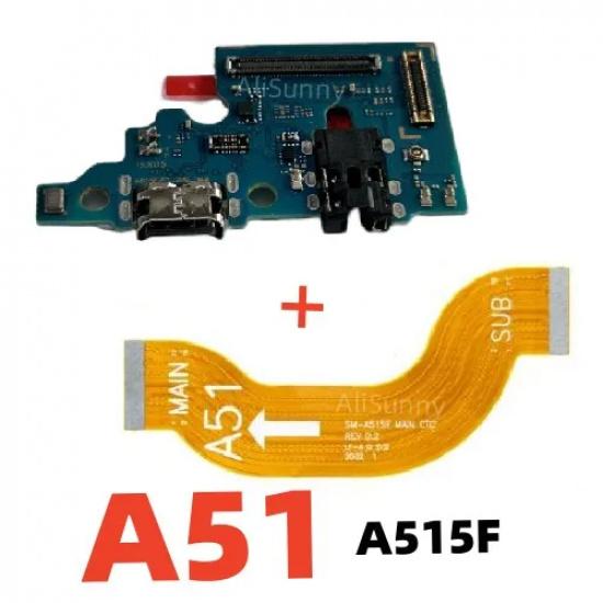 Charging USB Port+ Main Board Flex Cable for SamSung A21S A22 A31 A32 A50 A51 A52 A53 A70 A72 A536B Dock Connector MotherBoard