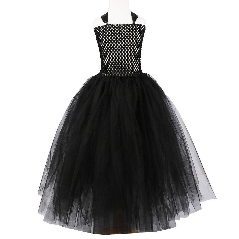 Black Mesh Cosplay Dress Black Tulle Black Mesh Princess Dress Evil Queen Outfit All Saint's Day