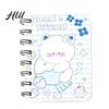 Portable Notebook Mini Cartoon Spiral Notebook, 80 Pages Pocket Small Smooth Page Turning Journal for Study Notes Cute Diary