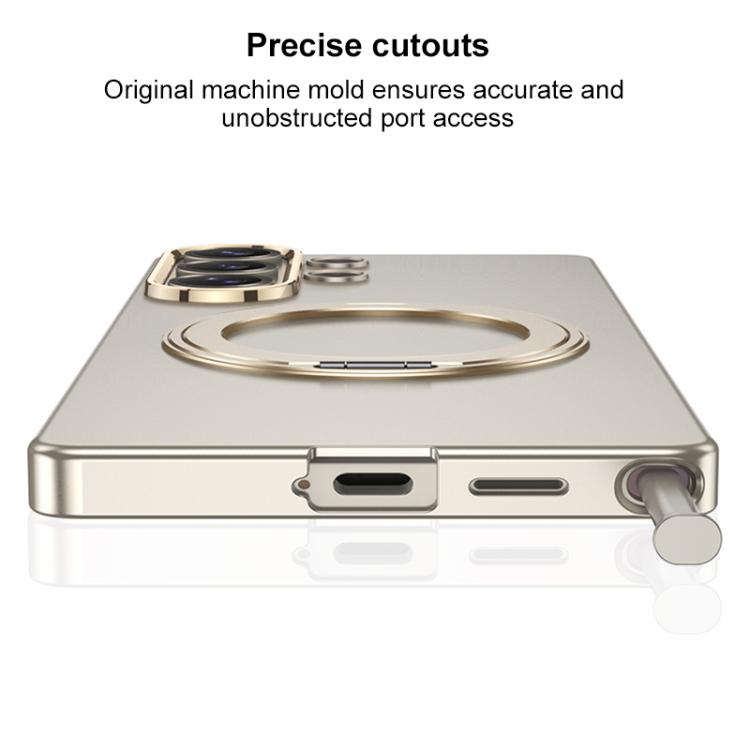 GKK Ultra-thin Full Coverage PC Phone Case with Magnetic Rotating Holder