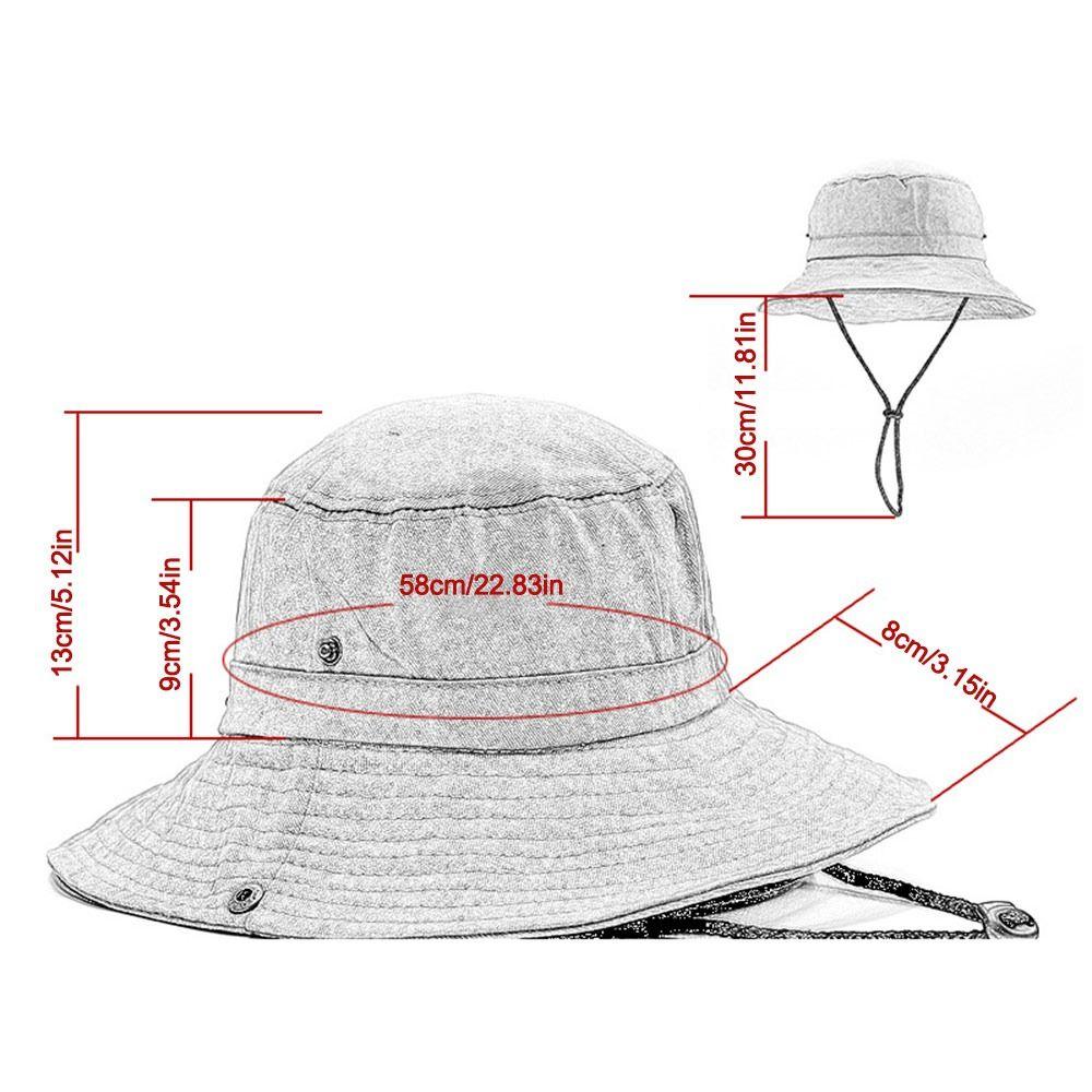 Ademende Bucket Hoeden Gewassen Katoen Vissershoed Nieuwe Zon Hoed Mannen Vrouwen