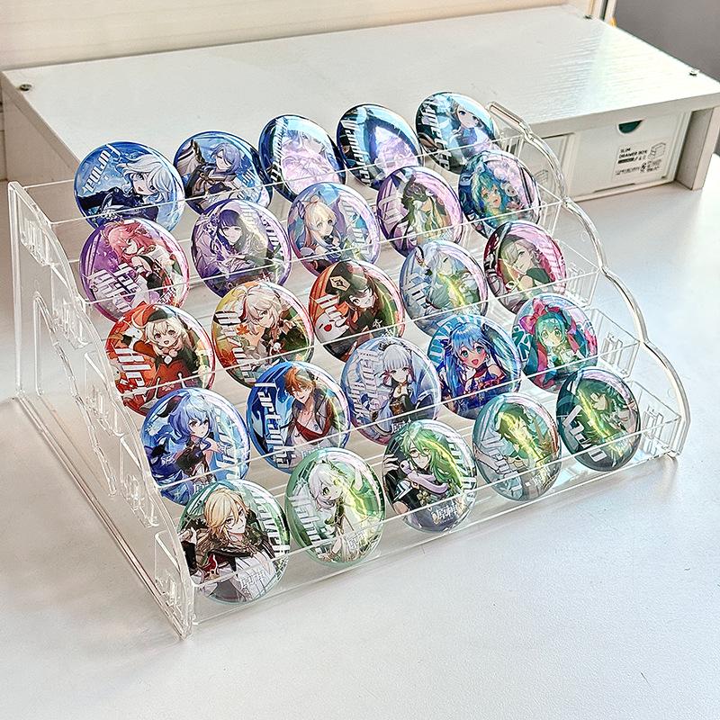 Mehrschichtiges transparentes Displayregal für Nagellack, Lippenstift und Kosmetik