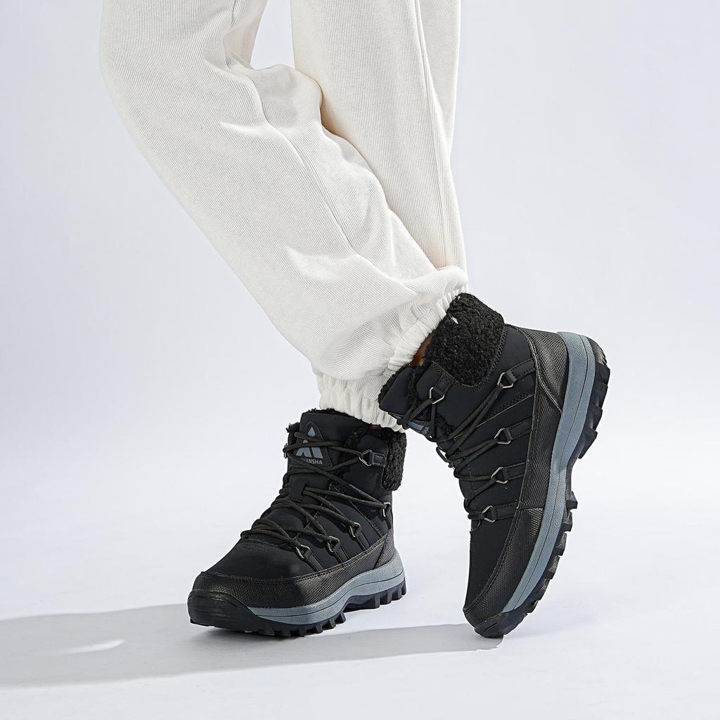 Mishansha Warm Boa Snow Outdoor Hiking Trekking Winter Snow Boots Women's Shoes, Boots, High-Top Shoes,