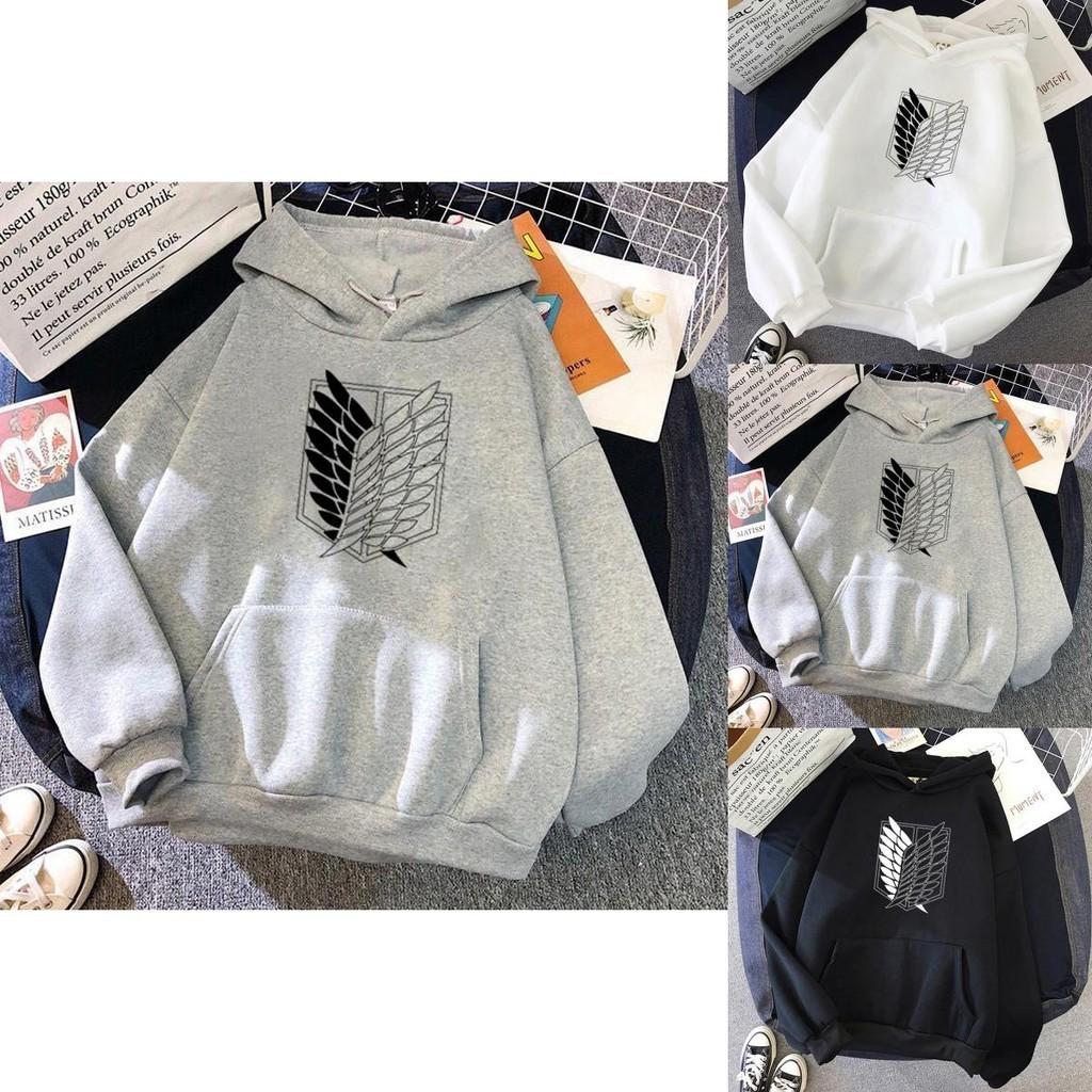 Attack On Titan Corps Mikasa Eren Hoodie Top Sweatshirt For Cozy Comfort And Fashionable Style