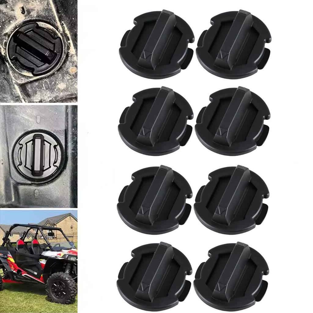 2/4/8Pcs ABS Twist Floor Drain Plug Accessories For Polaris RZR XP 1000 2014-2023 RZR XP TURBO 2016-2021 General 1000 2016-2024