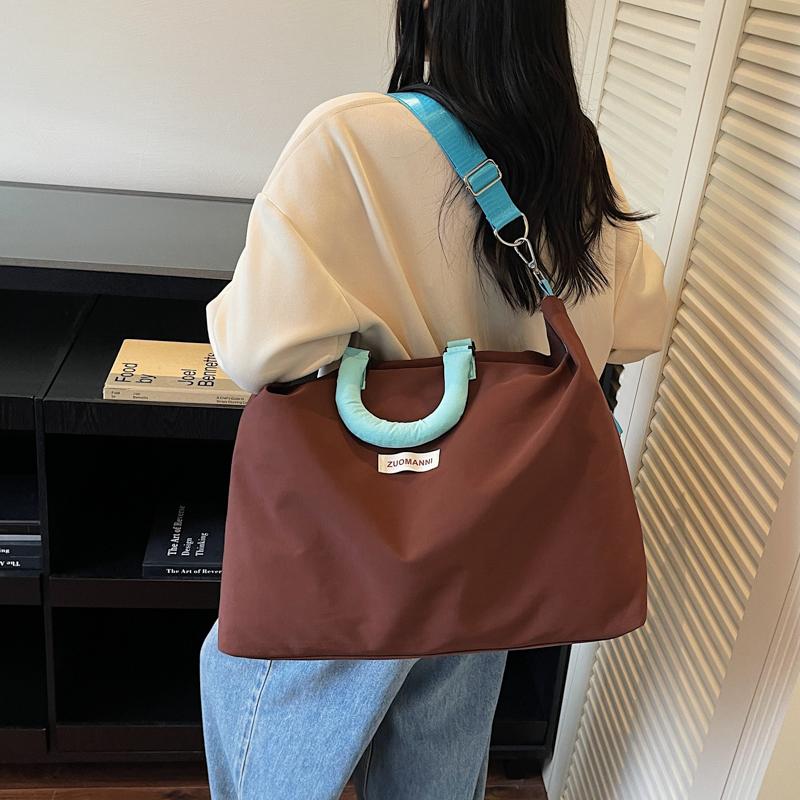 Borsa da Viaggio Portatile di Grande Capacità Borsa da Imbarco per Viaggi d'Affari a Corto Raggio Borsa per Bagagli Portatile a Tracolla Borsa Portaoggetti