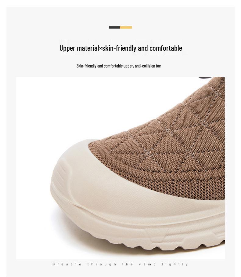 Women's Spring Soft Sole Slip-On Mom Shoes - Comfortable and Fashionable Old Beijing Style