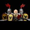 Medieval Military Noble Knights Building Blocks Figures Accessories Helmet Armor Shield Sword MOC Bricks Toys Friends Gifts