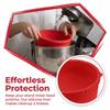 Food Grade Silicone Liner Heat-Resistant Thick Silicone Bowl Liner Replacement Flexible Easy To Clean Mixer Accessories Kitchen