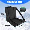 Stadium Seat Pad with Backrest Foldable Designs Waterproofs PU Leather Comfort for Outdoor Office Use