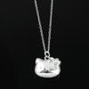 Hello Kitty Sanrio Pendant Necklace Korean Fashion Jewelry for Girls Can Open Design Girls Fashion Accessory