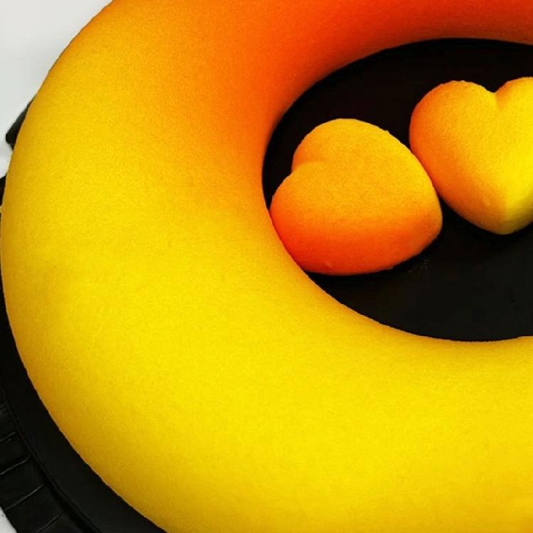 Efficient Silicone Pastries Making Mould Stamp Functional Cake Baking Embosser Moon Shape Silicone Mold