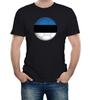 Mens Estonia Football Supporter T-Shirt World Cup Euros Copa America Country