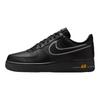 Nike Air Force 1 Low Black Laser Orange Men Sneakers Metallic-Silver IB7677-001