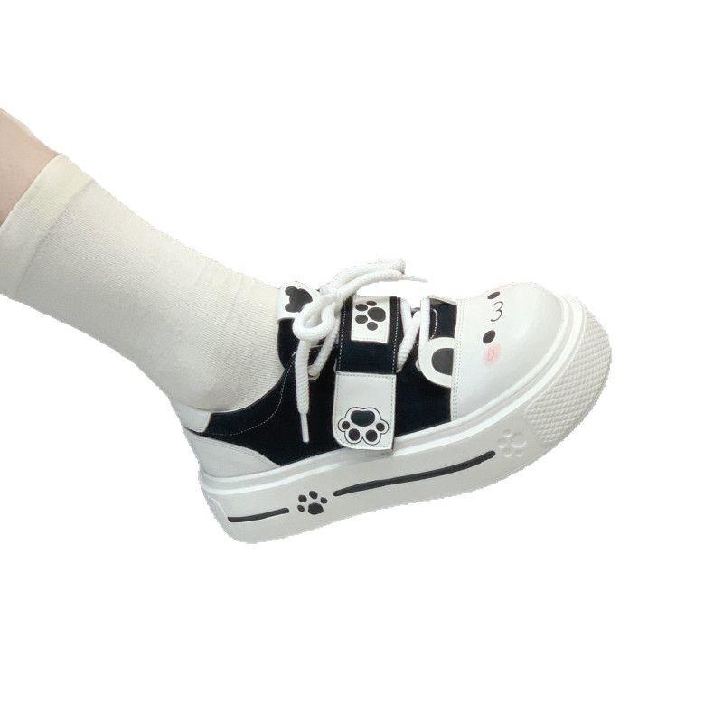 Plátěné boty dámské podzimní a zimní nové kulatá špička suchý zip tenké prodyšné s plochou podrážkou sportovní boty