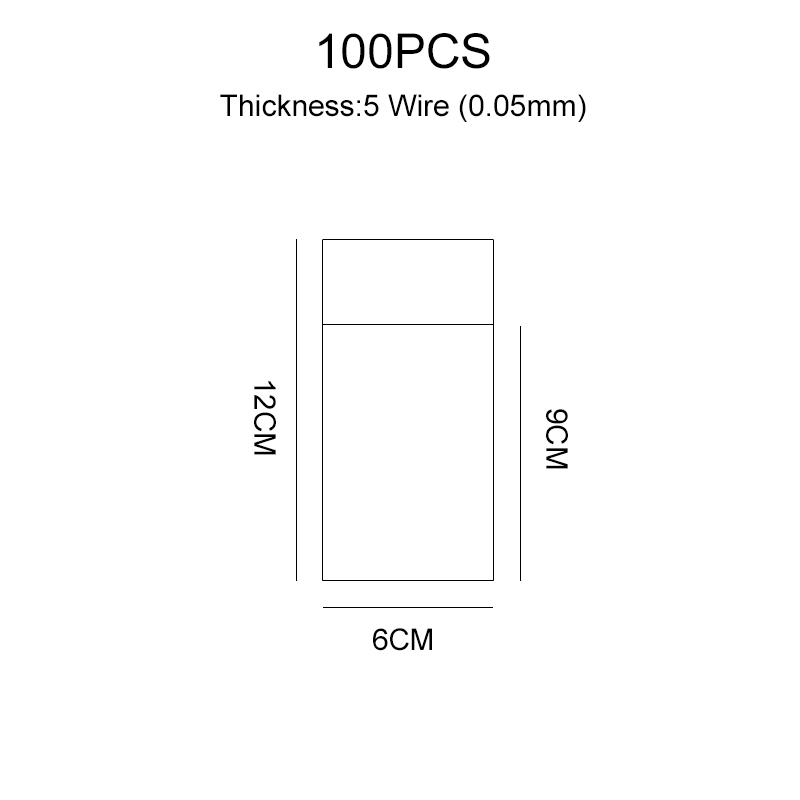 Transparent Self-sealing Jewelry Accessories Candy OPP Self-adhesive Bag Packaging Resealable Gift Cookie Packaging Bag