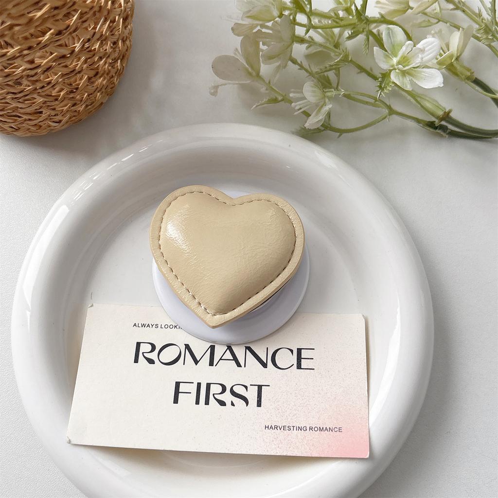 Luxury Love Heart Mirror Magnetic Griptok Bracket for iPhone Case Lovely Universal Phone Holder Ring Support Stand Grip Tok