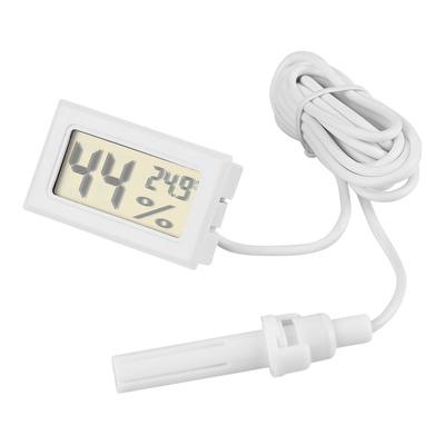 Termometro igrometro con display LCD digitale della temperatura e dell'umidità con sonda esterna per rettili