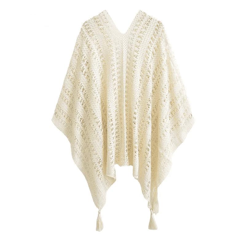 Summer Vintage Lace Dress Floral Embroidery Slim Fit Two Way Wear Spring Romance