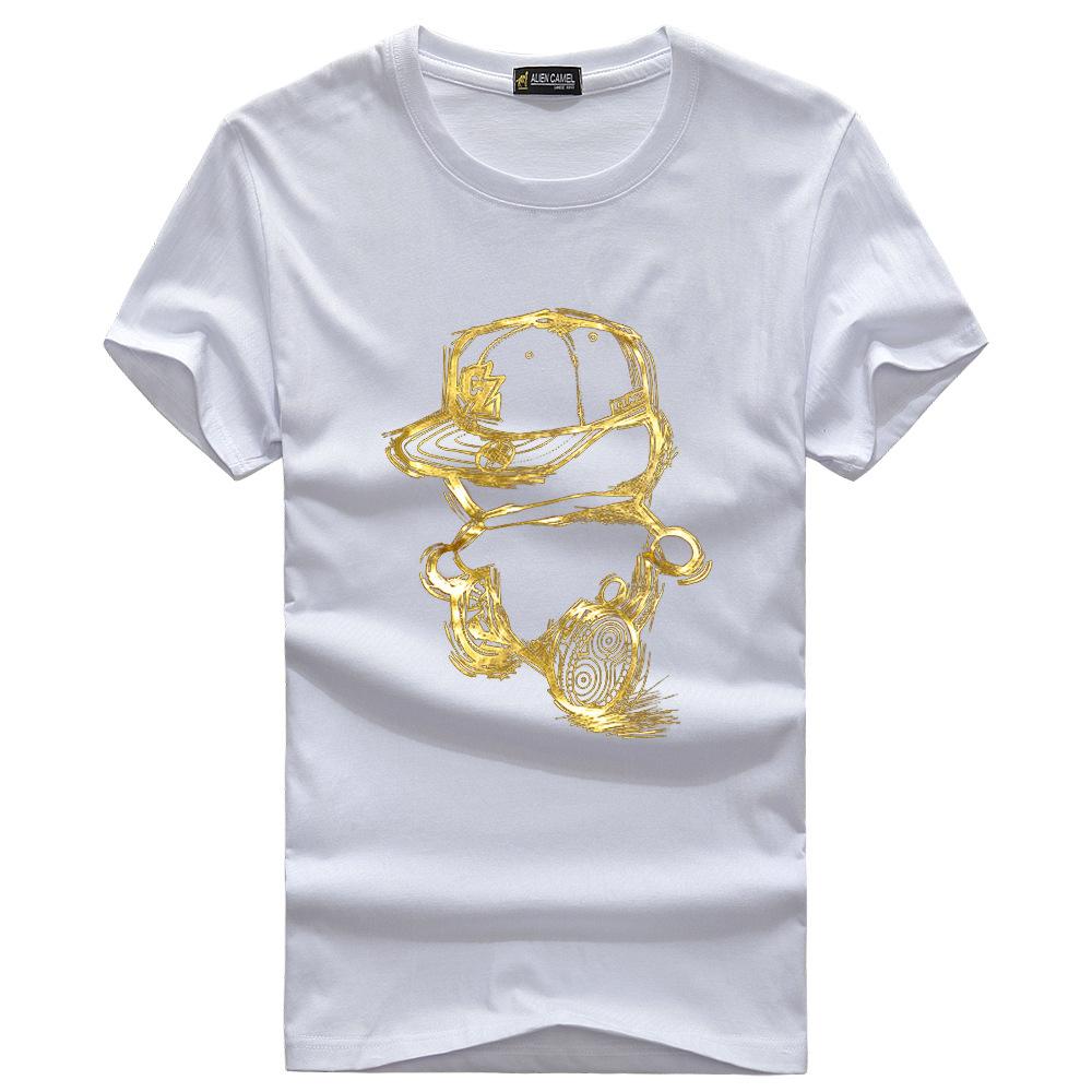 HNXC Men's Fashion Casual Summer Spring O-Neck Short Sleeve Blouses & Shirts Classic Exquisite