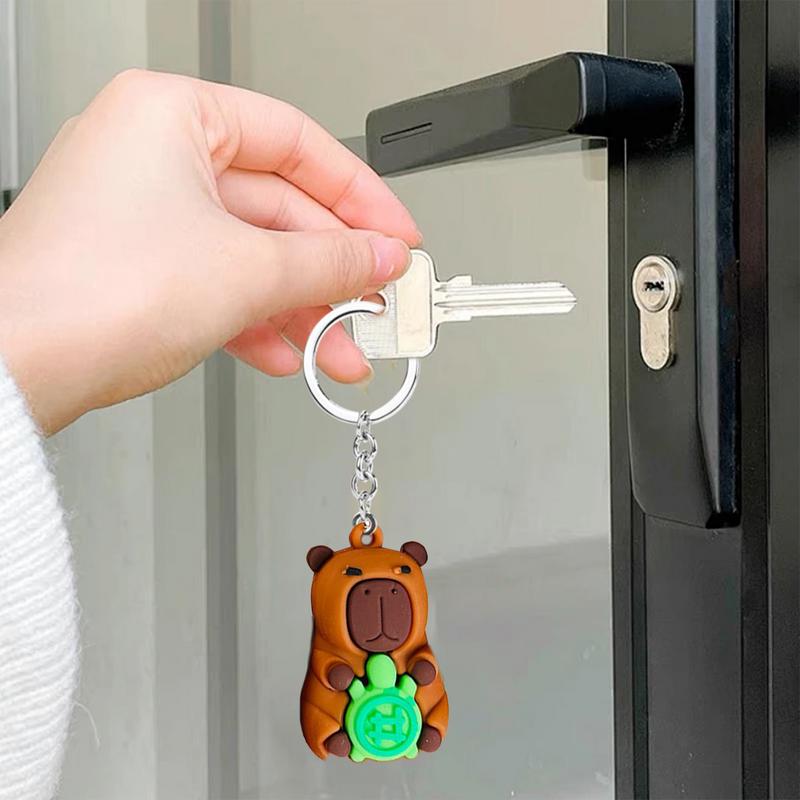 Αστείο Μπρελόκ Καπιμπάρα  Μπρελόκ Ζώου Κρεμαστό για Σακίδιο Χειραποσκευή Τυφλό Κουτί  Δημιουργικές Διακοσμήσεις Καπιμπάρα τυχαίο στυλ