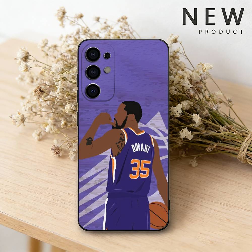 

K-Kevin D-Durant 35 Phone Case For Samsung S26,25,24,23,22,30,21,10,9,Ultra,Plus,Lite Black Soft Case Samsung S25ULTRA
