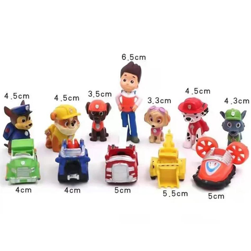 Anime Paw Patrol Dog Calendar Box Advent Figures Halloween Countdown Collectible Toys Christmas Gift for Kids
