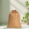 Drawstring Linen Jewelry Gift Bag - Composite Linen Storage Bag Available