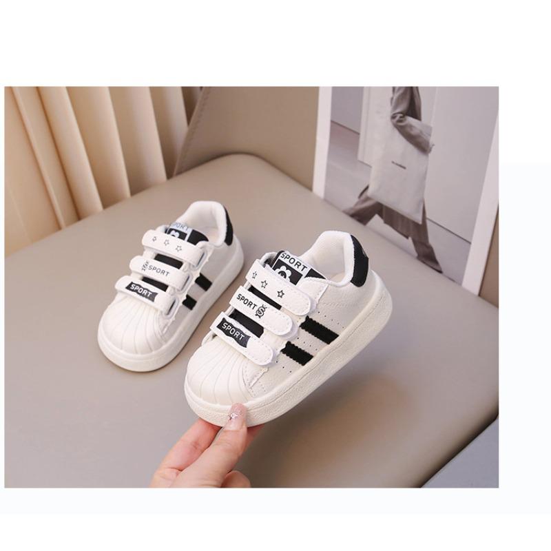 Baby Shell Head Shoes Spring and Autumn Casual Board Shoes Boys Baby Soft-soled Toddler Shoes Girls Sports Shoes Single Shoes