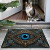 1pc Mystical All-Seeing Eye Rug, Non-Slip Rubber Backing Carpet with All-Eye, Machine Washable Mat Suitable for Living Room