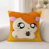 Anime Hamtaro Cushion Cover Soft Plush Cushion Covers Fluffy Throw Pillow Cases For Sofa Bedroom Home Decor