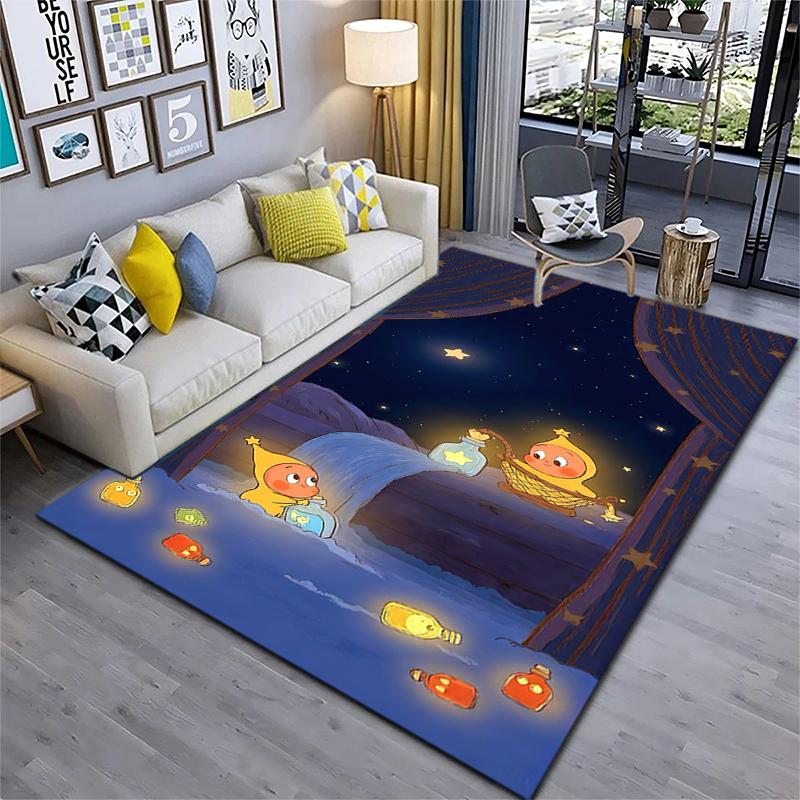 Twinkle Twinkle Starry Night Magic Carpet Home Decor Suitable For All Seasons Bathroom Mat Dormitory Decoration Christmas Gifts