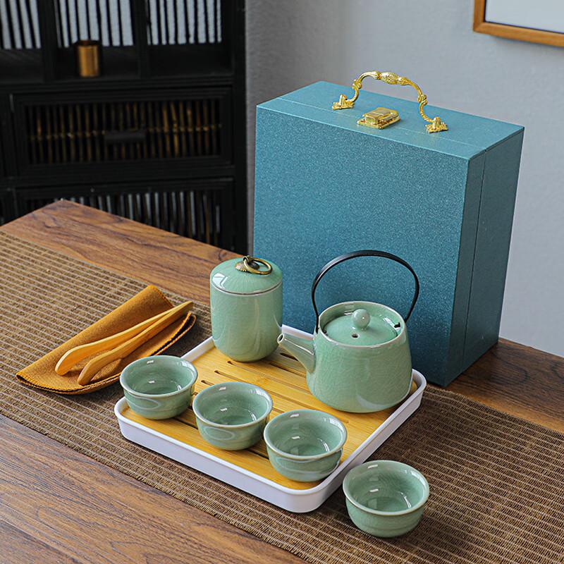 Ge Kiln Travel Portable Kung Fu Tea Set