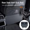 CSH1 Suede Car Seat Back Protection Mat Prevent Dirty Anti Kick Pad For Mercedes Benz AMGW204 W205 W212 W213 W221 W177 W246 GLA GLC