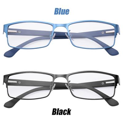 Magnifying Metal Titanium Alloy Eye Wear Flexible Portable Business Reading Glasses Vision Care +1.00~+4.0 Diopter Eyeglasses