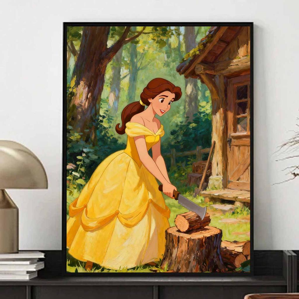 Diamond painting set Disney full diamond 5D Belle diamond art home decoration creative handicrafts