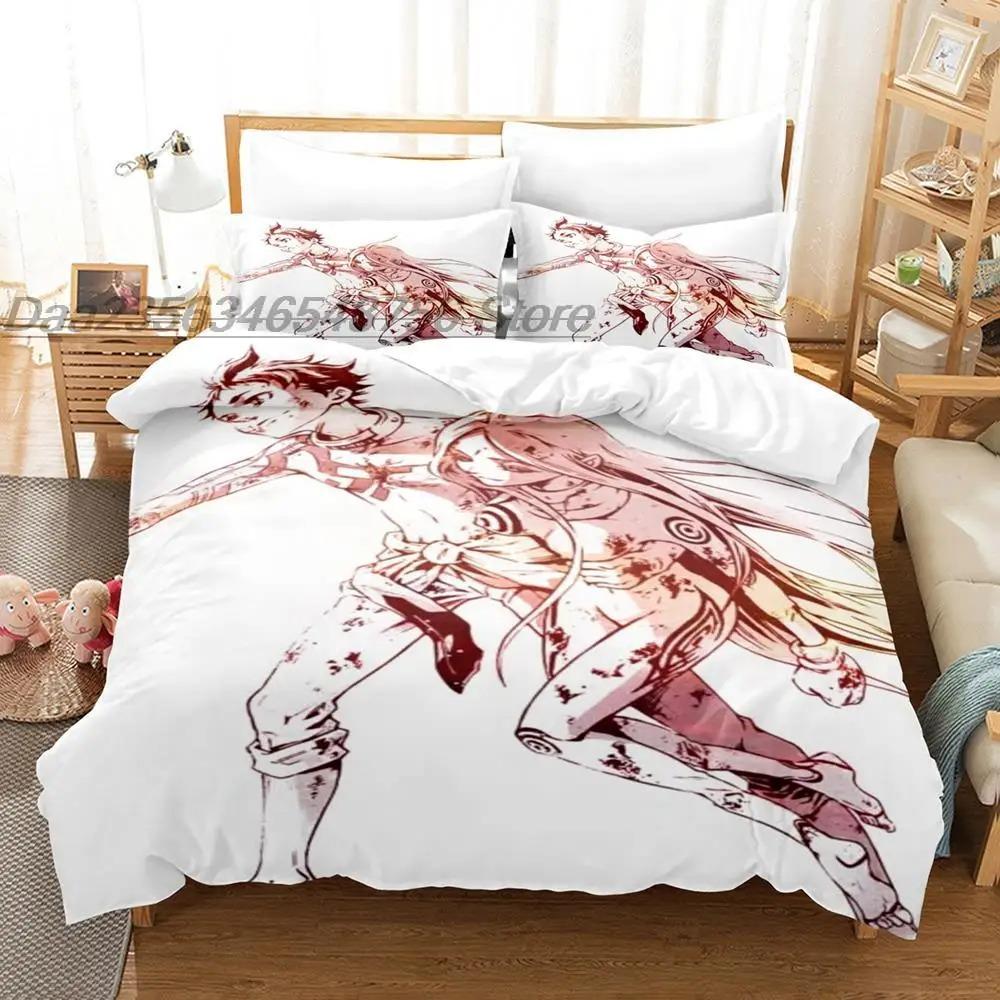 Deadman Wonderland Bedding Set Single Twin Full Queen King Size Bed Set Aldult Kid Bedroom Duvetcover Sets 3D Anime Bedding
