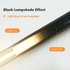 0.5m U/W Style LED Aluminum Profile Black Silver Channel Holder PC Cover Bar Lamp For Cabinet Closet Decor Linear Strip Light