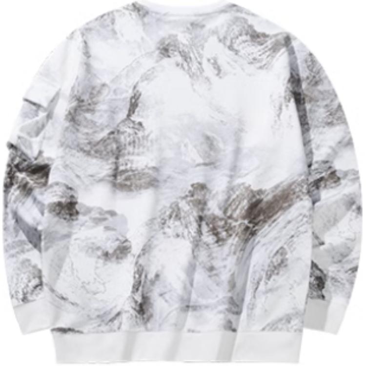 Anta Comfortable Versatile Warm Hoodie Men Hoodies Paper-White Printed 152446701-3
