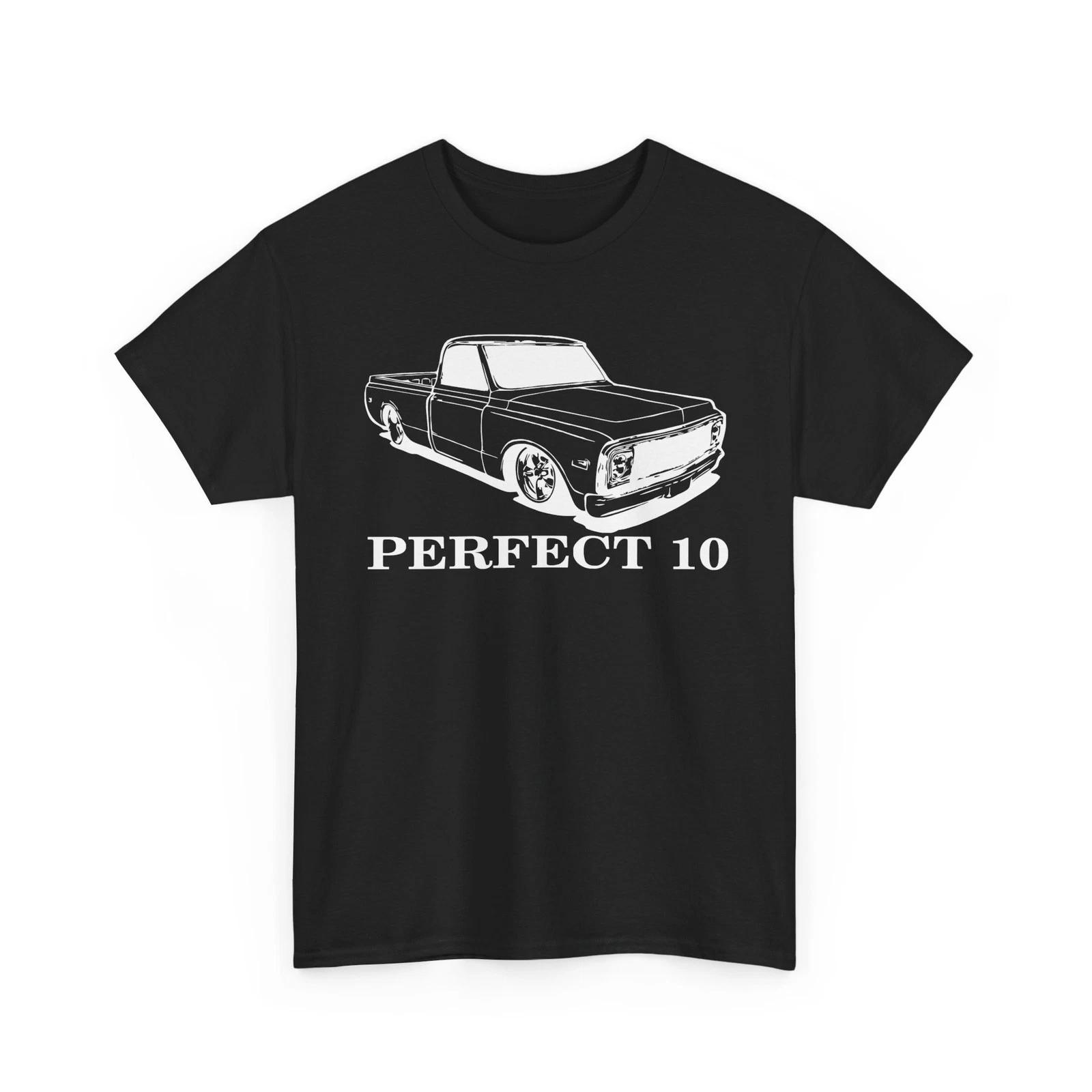 Vintage Perfect 10 Racing C10 1967-72 Pickup Truck Unisex Heavy Cotton TShirt XL