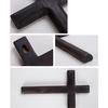 Crosses Wall Decor Black Color Wooden Wall Hanging Crosses Sign for Home Weddings Party Spa