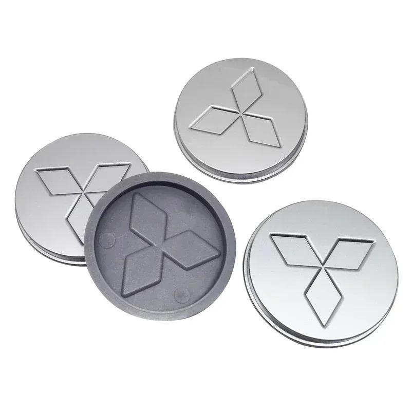 Cyxmtz1 4pcs/set Car Wheel Center Hub Caps for Mitsubishi Ralliart Lancer ASX Colt Pajero Outlander Eclipse Delica Hubcaps Accessories
